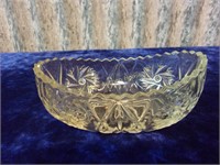 Pressed Glass Candy Bowl