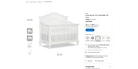 W6563 5-in-1 Convertible Crib Frost