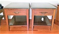 Pair of Genuine Amana End Tables