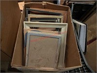 LARGE BOX LOT - PICTURE FRAMES