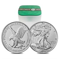 2022 US Mint Roll American Silver Eagle