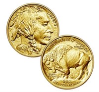 2022 US Mint .999 Fine Gold One Ounce Buffalo
