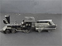 Vintage Wooden Train Engine, and Car