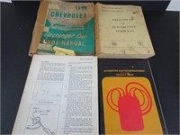 Lot of Vintage Car Manuals