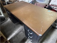 Steel Desk with drawers
