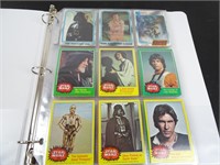 Binder of Vintage Star Wars Cards