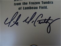 Green Bay Packers Christmas Card Signed by Mike