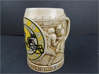 Vintage Green Bay Packers 3D Sculpted Beer Stein