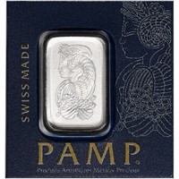 One Gram: PAMP .999 Fine Platinum Bar