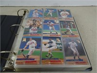Binder of 1993 Fleer Ultra Baseball Cards
