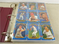 Binder of 1991 Donruss Baseball Cards