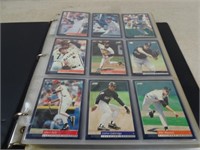 Binder of 1993 Score Baseball Cards