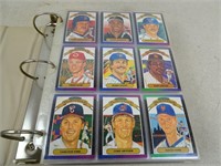Binder of 1989 Donruss Baseball Cards
