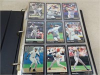 Binder of 1993 Pinnacle Baseball Cards