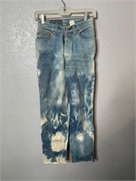 Vintage Juniors Levi’s Button Fly Bleached Jeans