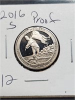 2016-S Clad Proof Washington Quarter Fort Moultrie