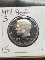 1971-S Clad Proof Kennedy Half Dollar