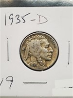 1935-D Buffalo Nickel