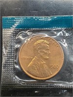 Uncirculated 1980 Lincoln Penny In Mint Cello