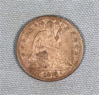 1876-S Seated Liberty Half Dollar