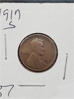 1917-S Wheat Penny