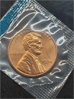 Uncirculated 1974 Lincoln Penny In Mint Cello