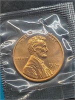 Uncirculated 1974-S Lincoln Penny In Mint Cello