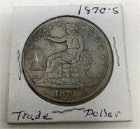 1870-S Silver Trade Dollar.