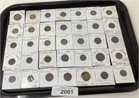 35 World War II Germany Coins.