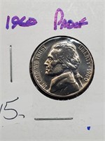 1960 Proof Jefferson Nickel