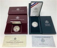 1988 Olympics, 1990 Eisenhower Centennial Silver.
