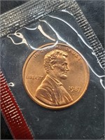 Uncirculated 1987-D Lincoln Penny In Mint Cello