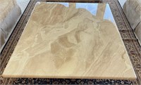 91 - MARBLE COFFEE TABLE 16X54X66"