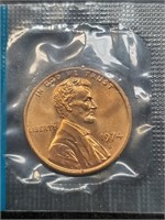 Uncirculated 1974-S Lincoln Penny In Mint Cello