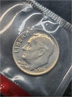 Uncirculated 1970-D Roosevelt Dime In Mint Cello