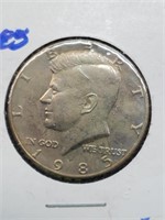 Uncirculated 1985 Kennedy Half Dollar