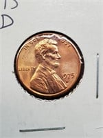 BU 1975-D Lincoln Penny