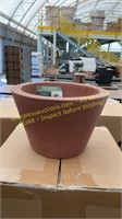 1 Southern Patio Vaso,2 ea 7.9" Clay Pots