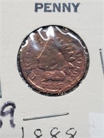 1888 Indian Head Penny Pitting