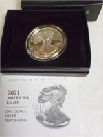 2021 American eagle 1 oz silver proof
