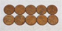 (7) 1931-D Lincoln Wheat Cents + (3) 1930-D Cents