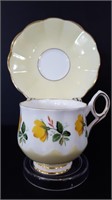 Vintage Rosina Fine China Tea Cup, Saucer, England