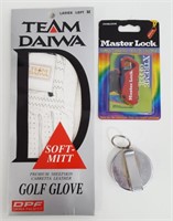 Ladies DAIWA Sheepskin Leather Golf Glove, Lock &