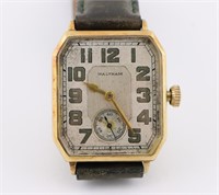 14K Gold 15J Waltham Men's Wristwatch