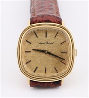 14K Gold Lucien Piccard 17J Swiss Wristwatch
