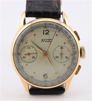 18K Gold Fludo Swiss 17J Wristwatch