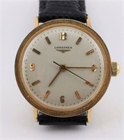 14K Gold Longines 17J Swiss Wristwatch