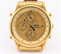 Seiko Quartz World Timer Wristwatch