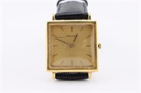 18K Gold Movado 17J Men's Wristwatch