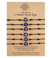 7 Knot Lucky Protection Braclets- 6 pack
